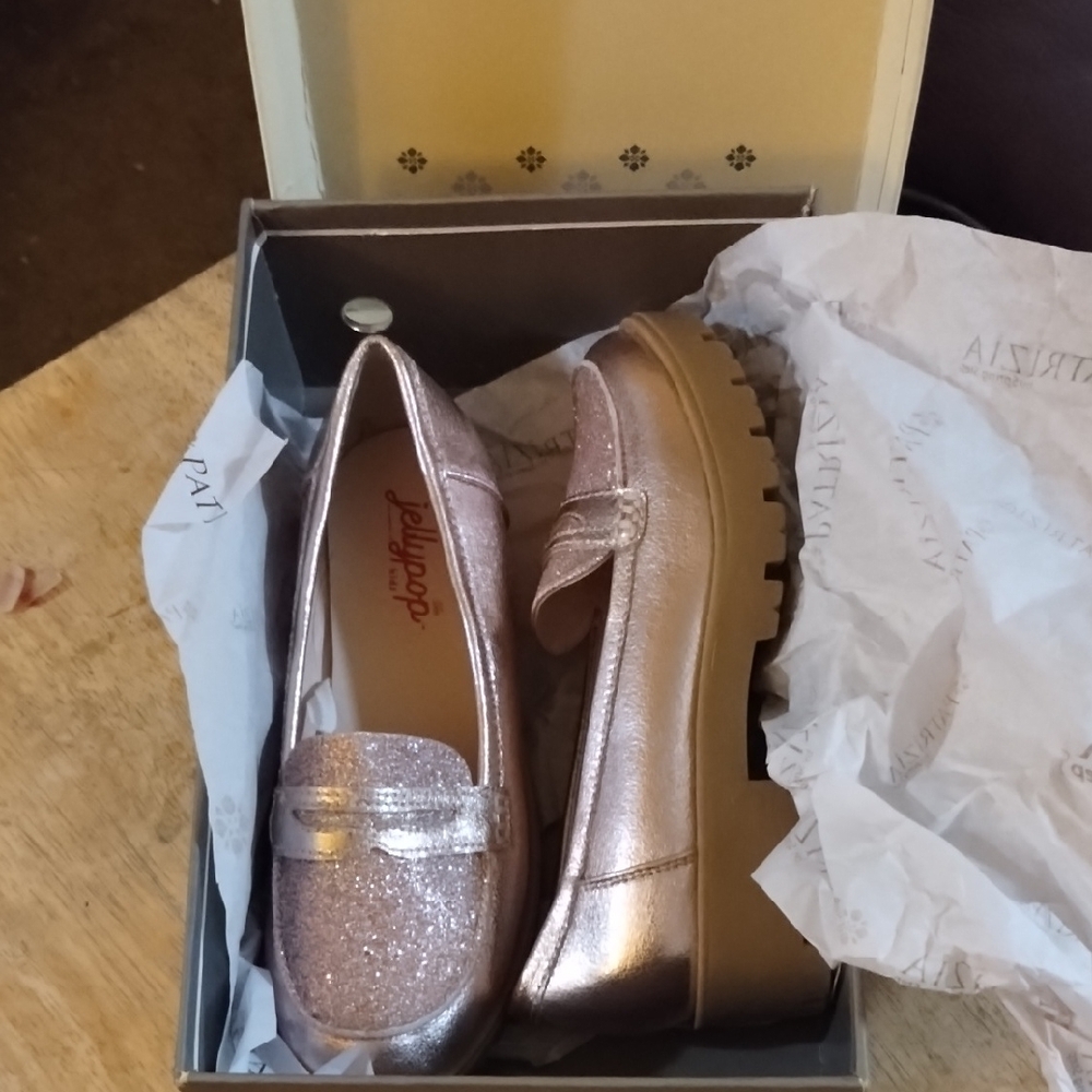 Jellypop Rose Gold Loafers